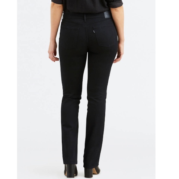 Levis 505 Straight Leg Jeans Black Size 32 - Picture 4 of 14